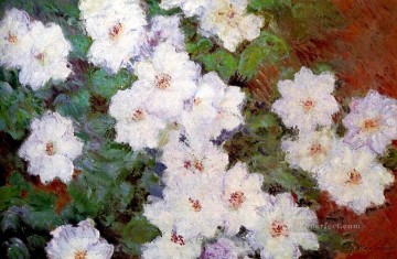 Clamatis Claude Monet Impresionismo Flores Pinturas al óleo